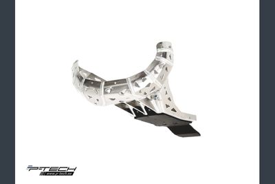 Skid plate with exhaust guard with plastic bottom for KTM EXC/XC-W, Husqvarna TE 250, 300 2024-2025