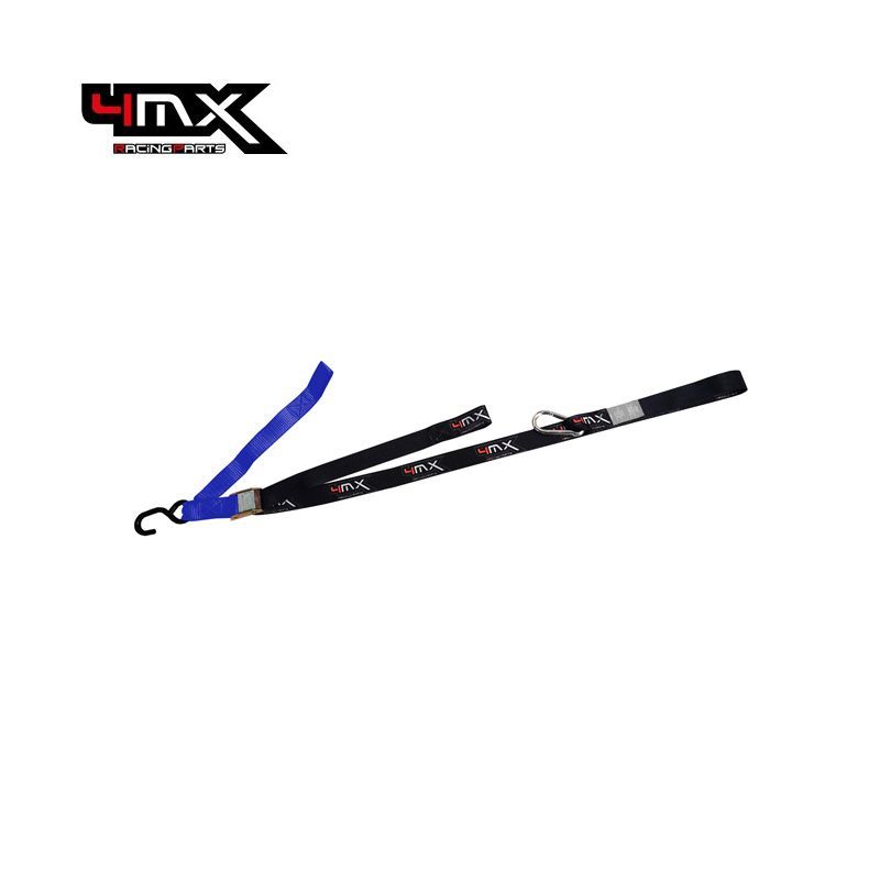 4MX Motocycles Spanbanden Blauw (Breedte 38mm/Lengte 2M)