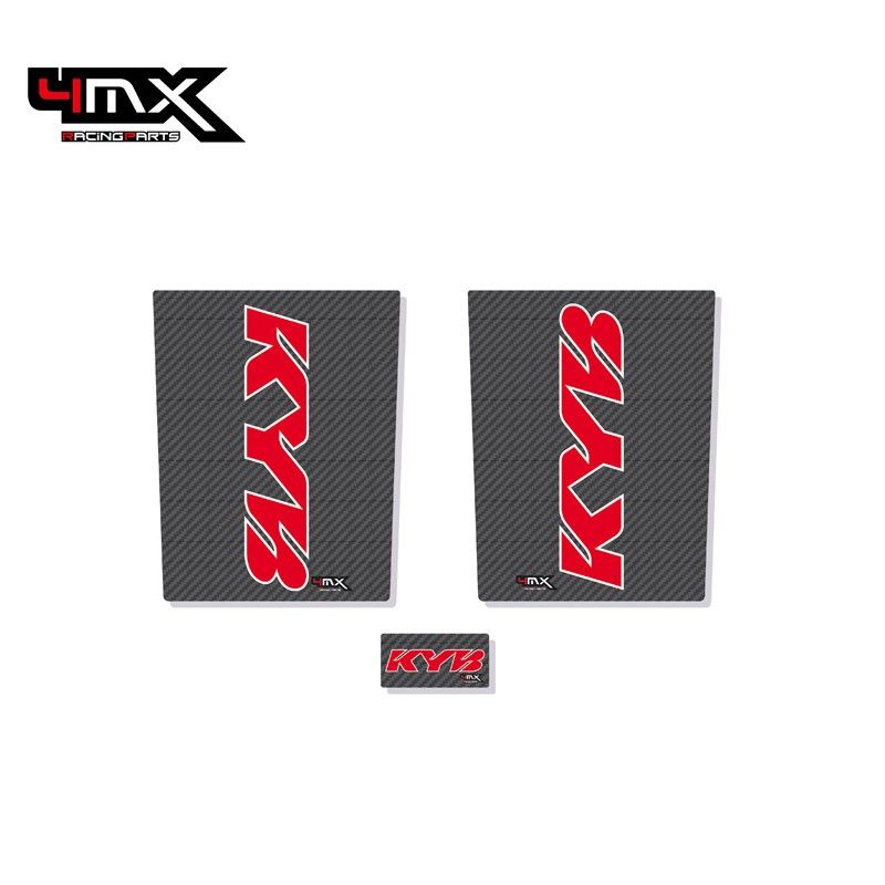Kit Vork Decal 4MX KYB Carbon