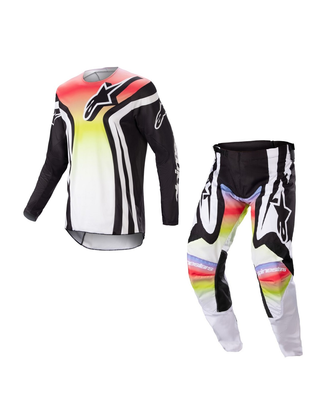 set Alpinestars kids Racer Semi Pants Zwart Multicolor broek 22 trui m