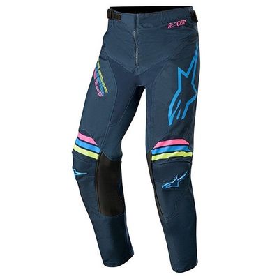 set alpinestars kids racer braap navy aqua pink broek 22 trui s