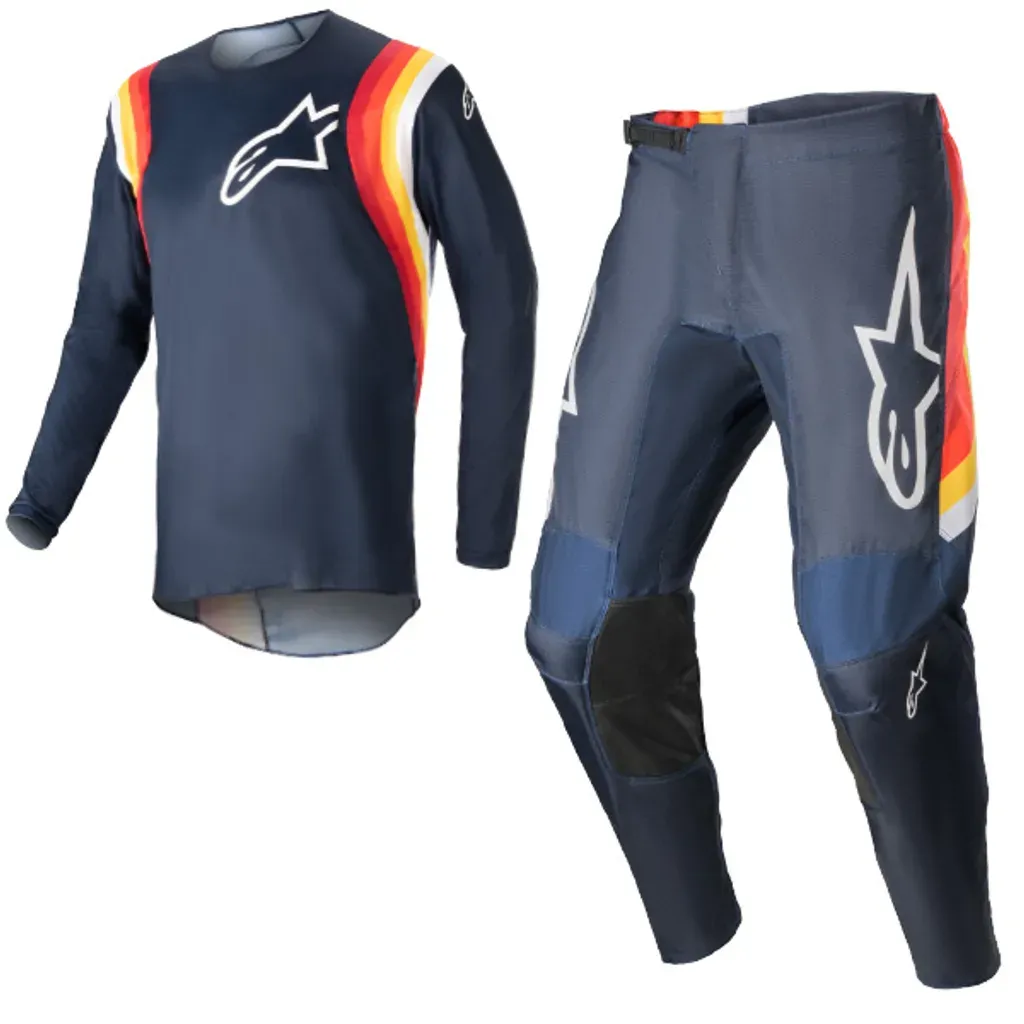 set Alpinestars Fluid Corsa Night Navy broek 34 trui l