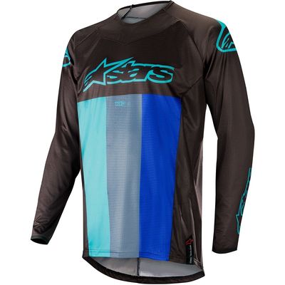 set alpinestars techstar venom  Zwart Turqouise Blauw broek 28 trui l