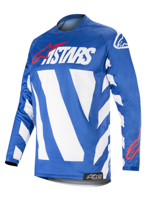 set alpinestars racer braap blue white red broek 28 trui s