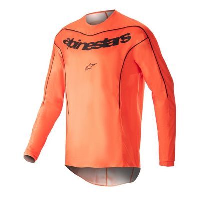 set alpinestars fluid lurv hot orange black broek 36 trui xl