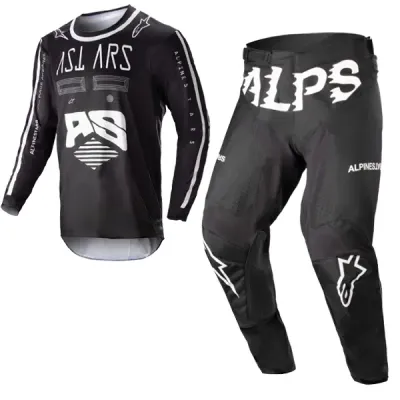 set alpinestars racer found black broek 32 trui m