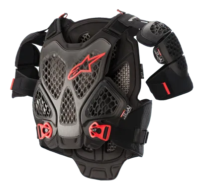 Alpinestars A-6 Chest Protector black anthracite red XL/XXL