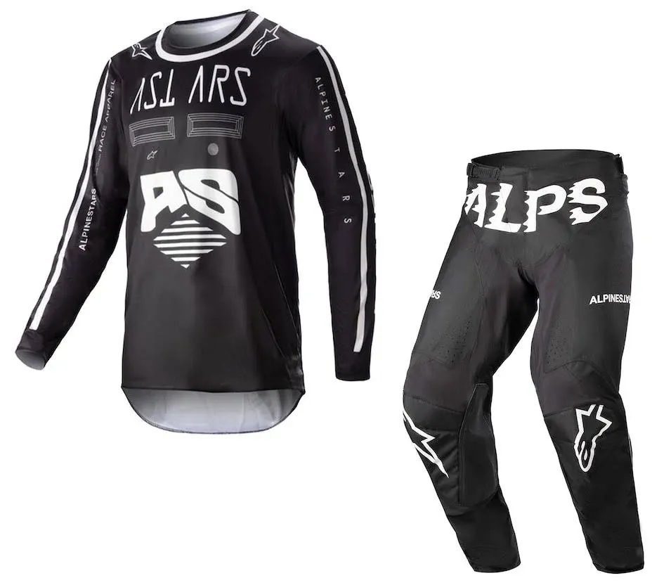 set alpinestars racer found black broek 18 trui xxs