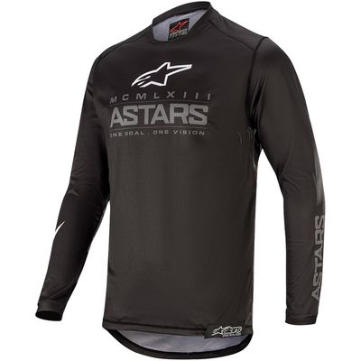 set alpinestars kids racer graphite black broek 26 trui L