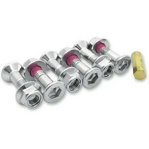 BOLT Sprocket Fastening Kit Silver CRF Style (6 pc) 2008HSCRF
