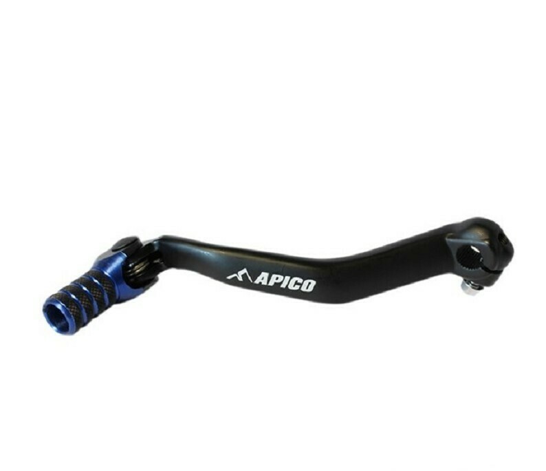 APICO Versnellingspedaal Elite YZ125 / 250 05-19 ZWART / BLAUW