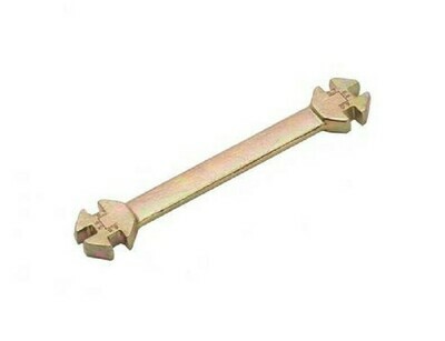 RFX Race Spaaksleutel (Goud) Universeel 6 in 1 Type Maten 5.6mm-7.00mm     FXWT1080055GD