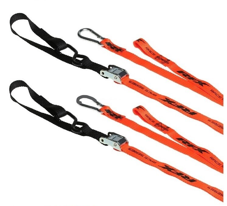 RFX Tiedown Hi / Viz 1.0 + Extra Loop &amp; Carabiner Clip ORANJE      FXTD3000055OR