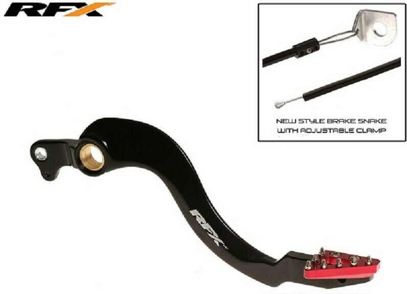 RFX Pro Achterrempedaal Zwart / Rood CRF250 04-26 / CRF450 05-26Solid Tip       FXRB1020099RD