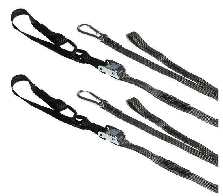 RFX Tiedown Hi / Viz 1.0 + Extra Loop &amp; Carabiner Clip ZWART / GRIJS FXTD3000055BK