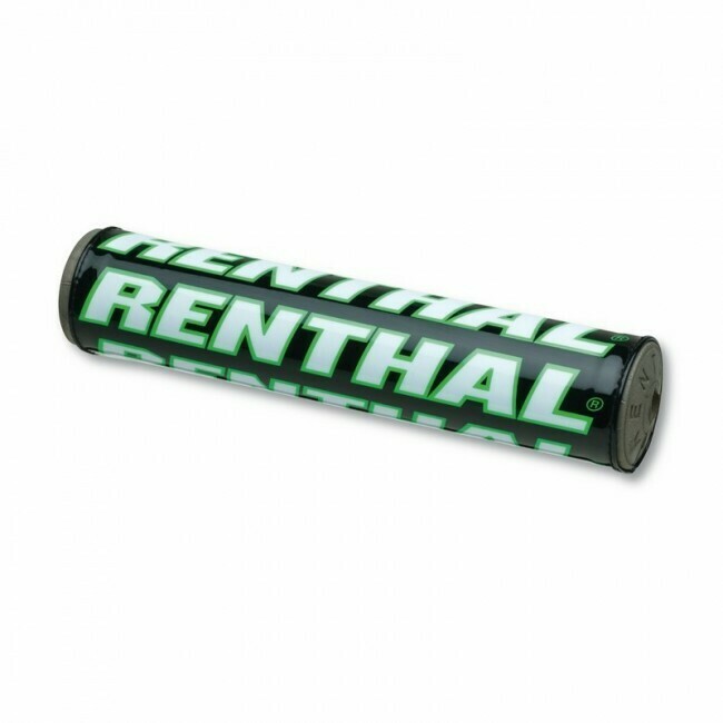 Renthal Shiny Pad Zwart / Wit / Groen