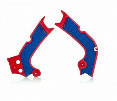 FRAME PROTECTOR X-GRIP CRF450R 17/18 + CRF250 18/19 - ROOD / BLAUW