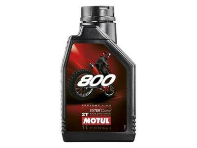 MOTUL 800 mengsmering 2t off-road racing 100% synthetisch 1L