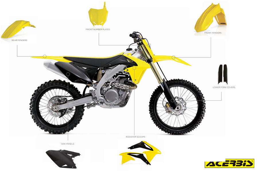 Volledige kit plastic acerbis suzuki