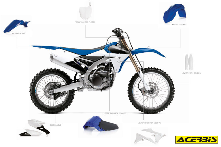 Volledige kit plastic acerbis yamaha