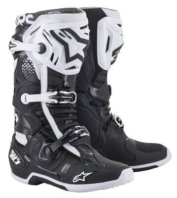 ALPINESTARS TECH 10 BLACK WHITE