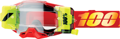 100% ARMEGA FORECAST GOGGLE RED CLEAR