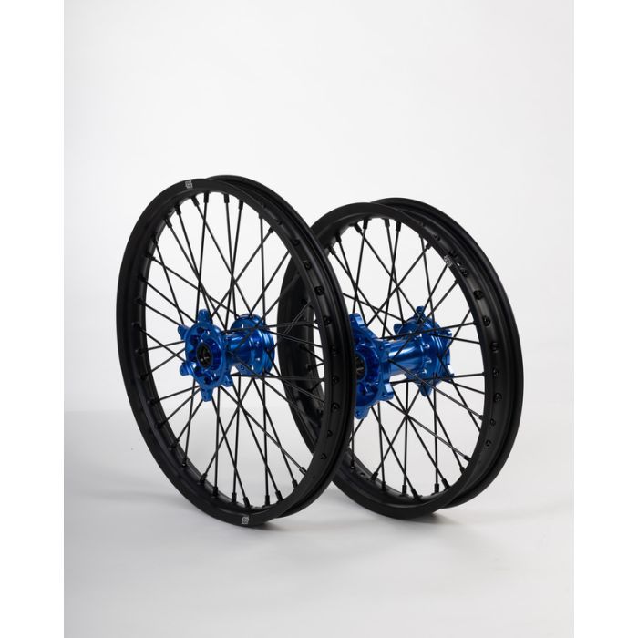Sixty5 Yamaha Black/Blue 1.6-21/2.15-19 MX wheel set yzf