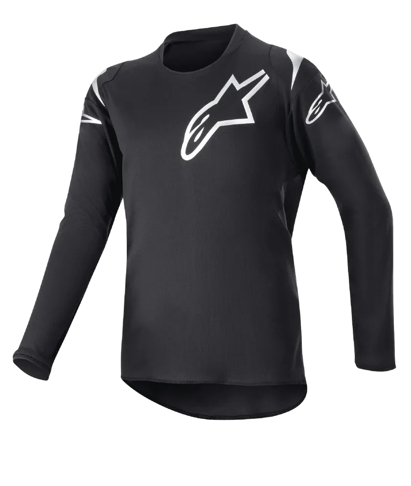 set alpinestars racer graphitebblack reflective black  broek 22 trui m