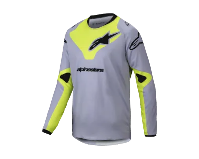 alpinestars racer veil gray yellow fluo trui