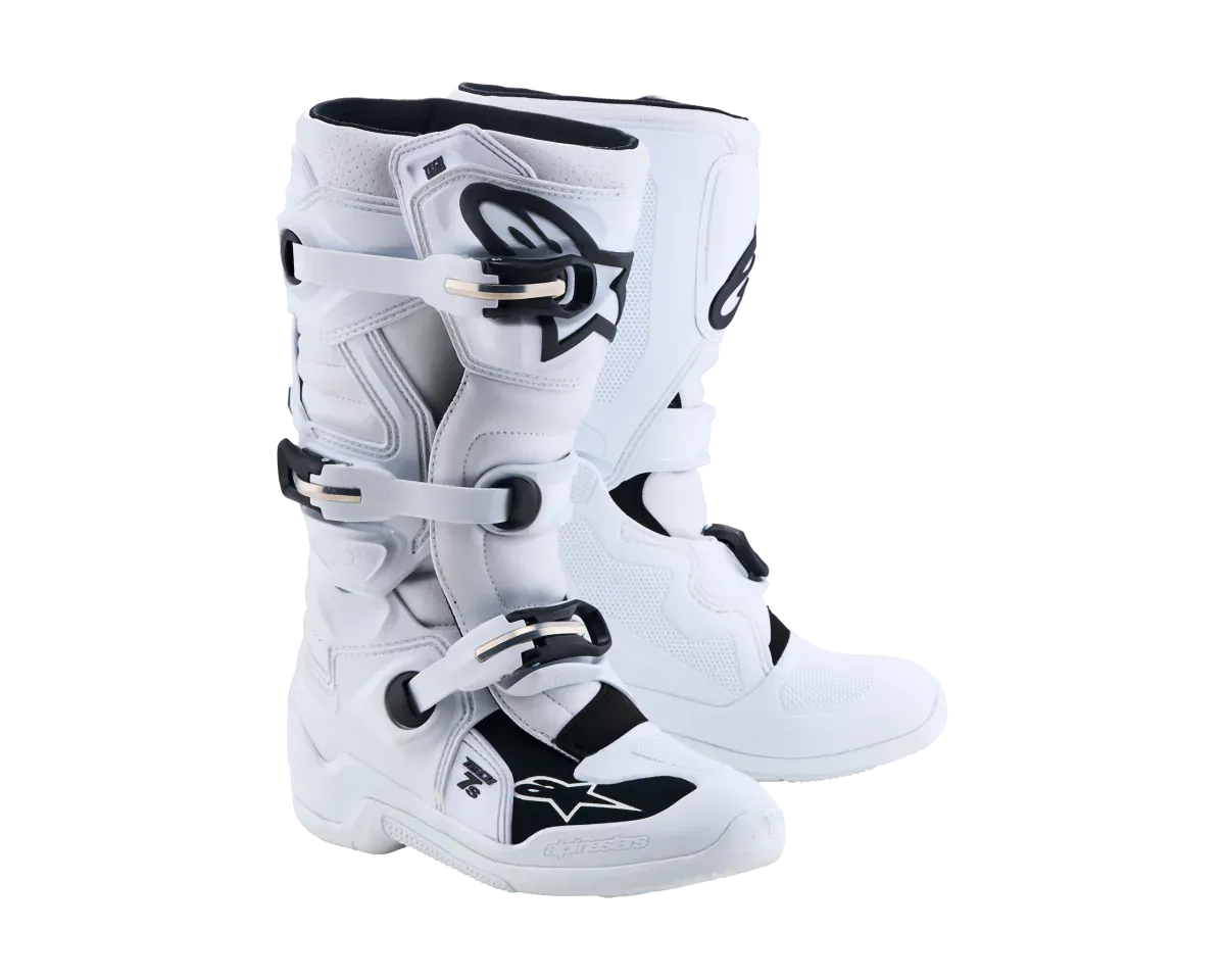 alpinestars kindercrosslaarzen tech7s white