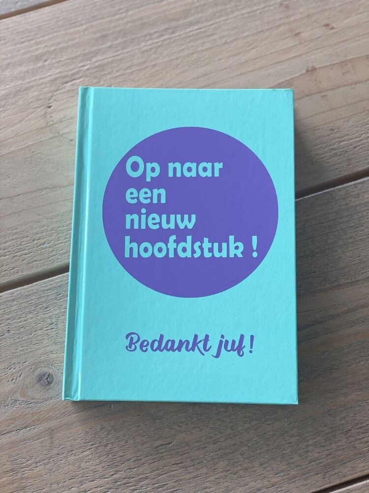 Boekje voor de juf / meester