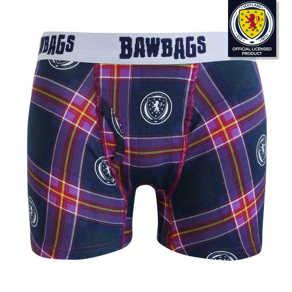 Scotland National Team Tartan Boxer Shorts, Size: Small