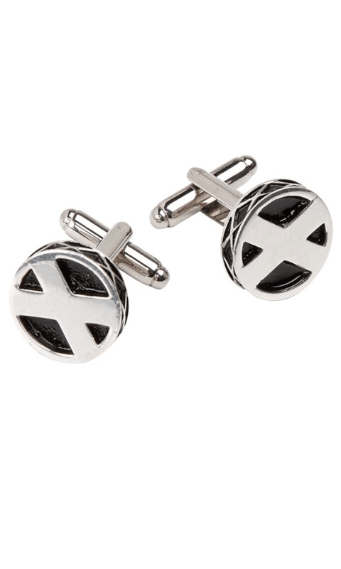 Saltire Round Cufflinks