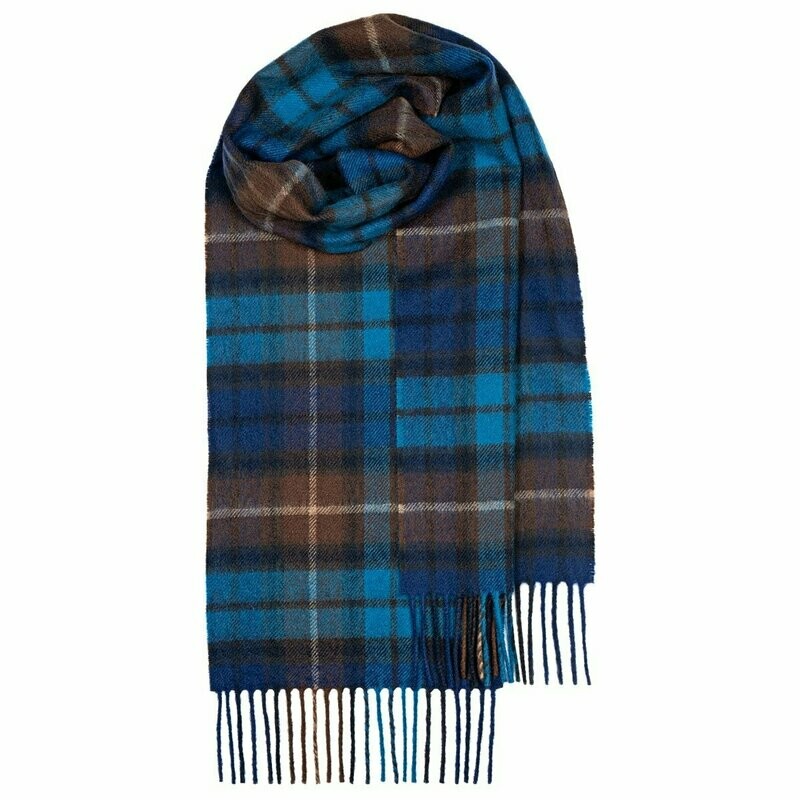 Buchanan Blue, Lambswool Tartan Scarf