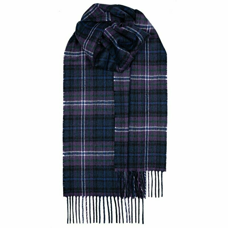 Scotland Forever Modern, Lambswool Tartan Scarf