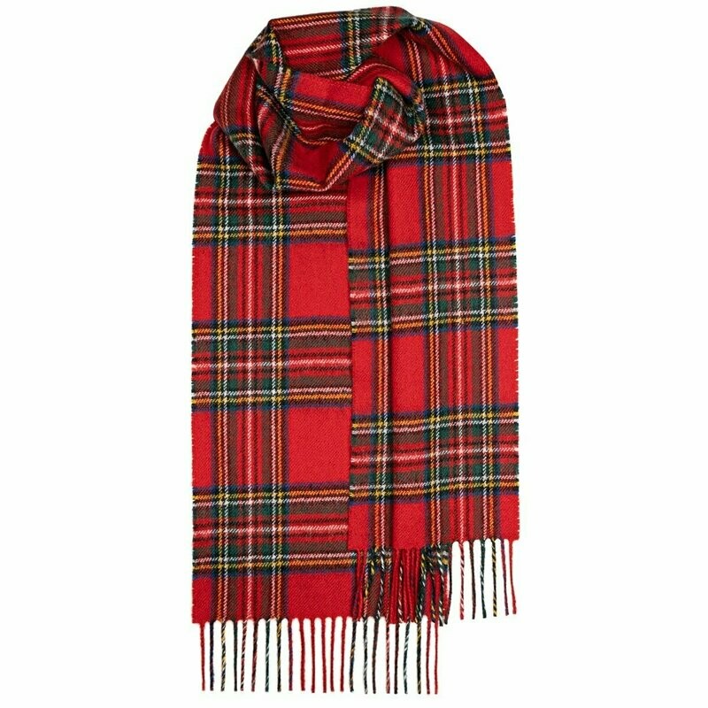 Stewart Royal Modern, Lambswool Tartan Scarf