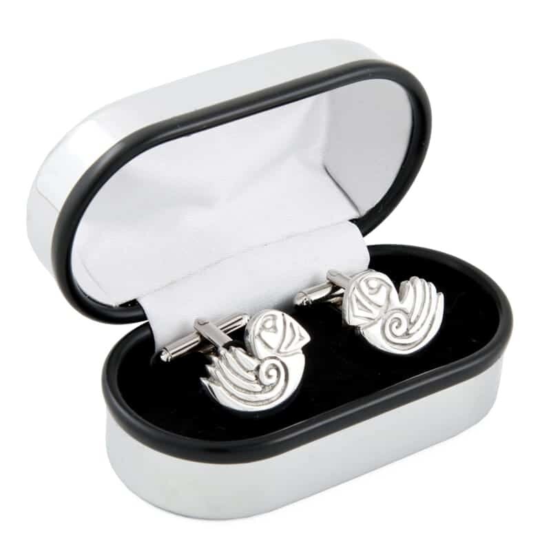 Puffin Cufflinks, Pewter