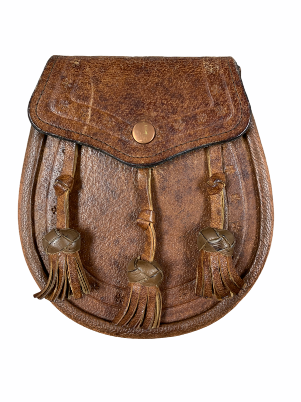 Ex-Hire Day Sporran, Brown Leather