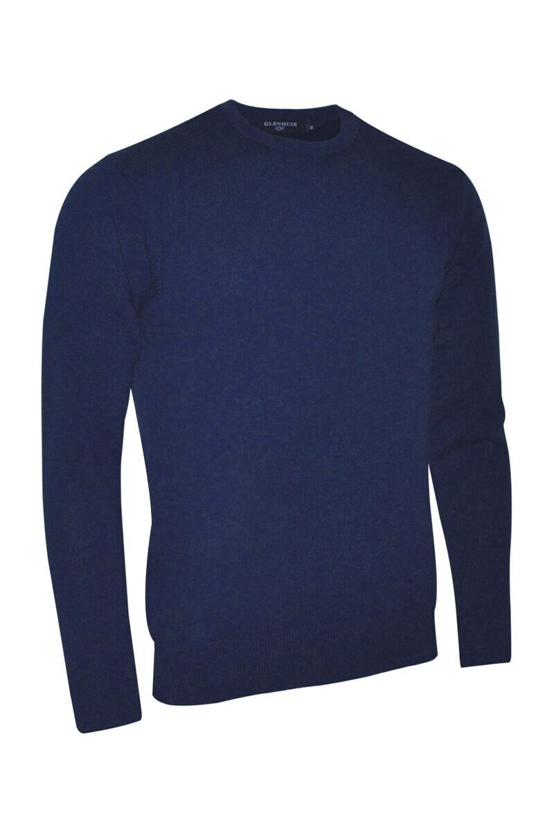 Men's Crew Neck Golf Sweater, Navy, Size: Small