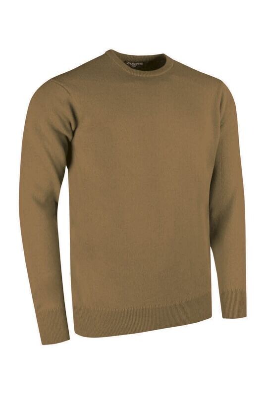 Men's Crew Neck Golf Sweater, Driftwood Marl