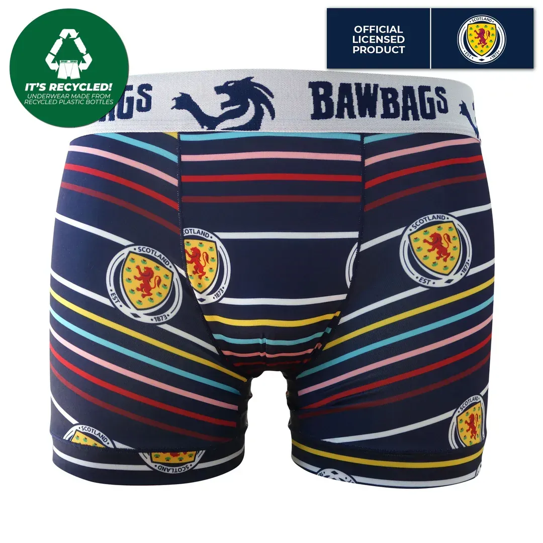 Scotland National Team Stripes Boxer Shorts