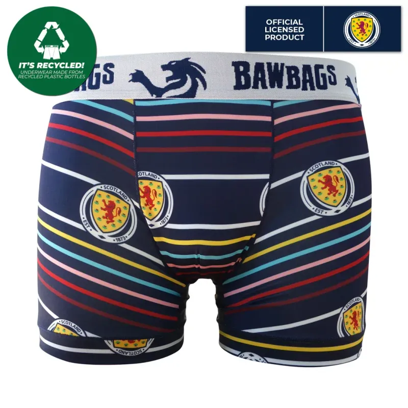 Scotland National Team Stripes Boxer Shorts