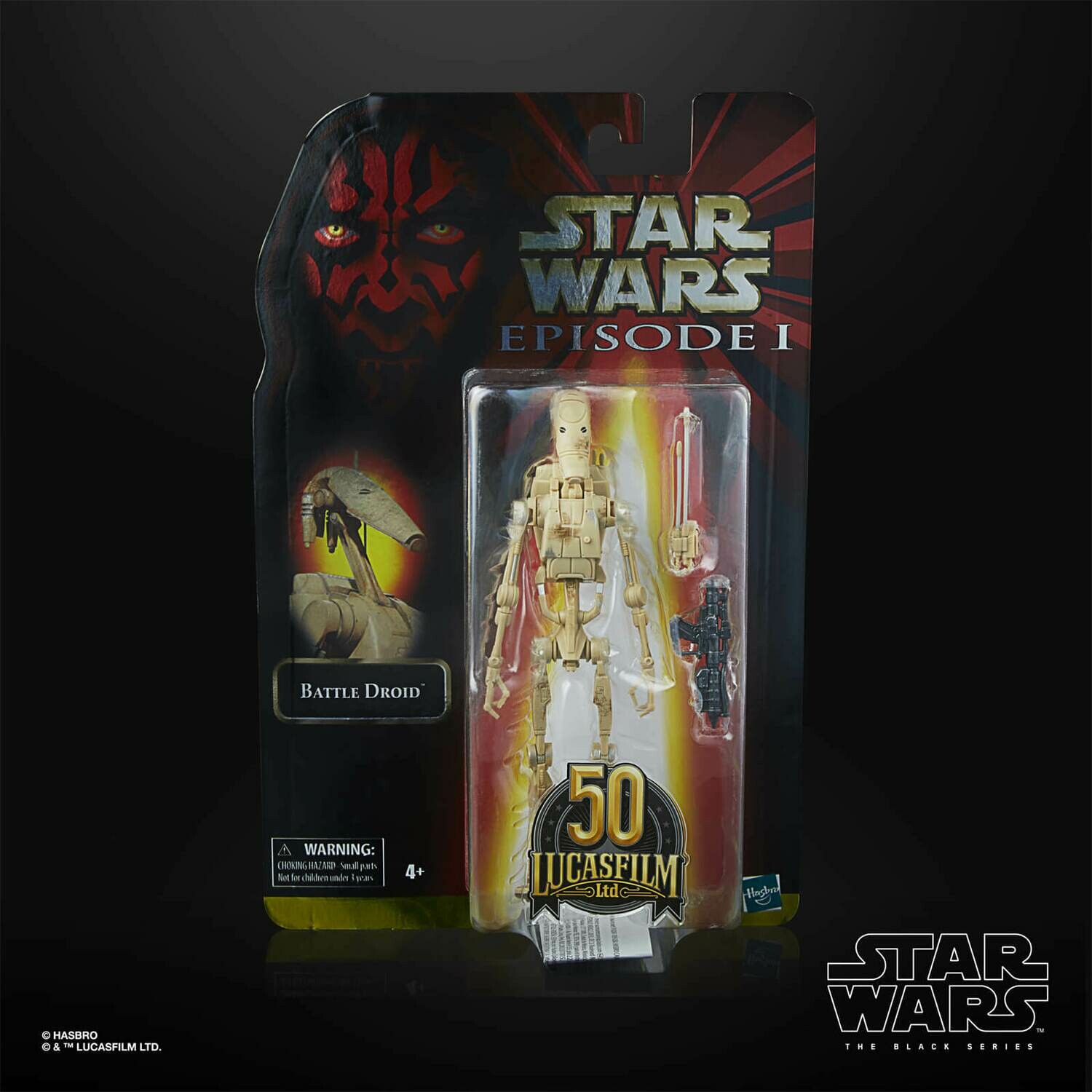 Star Wars Black Series 6 Inch 50th Anniversary Battle Droid Exclusive
