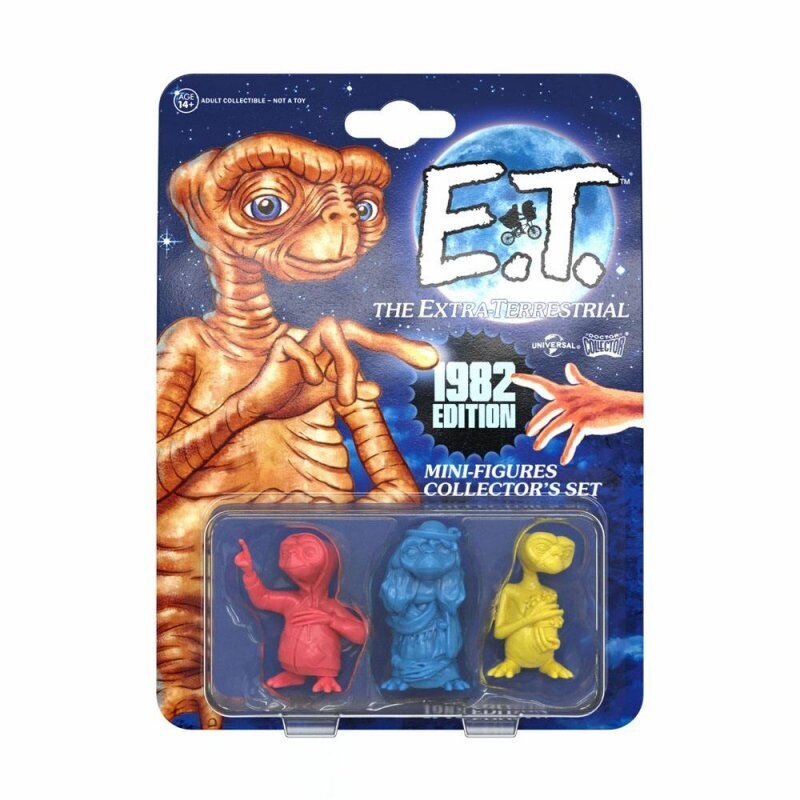 Pre-order E.T. the Extra-Terrestrial Collector's Set Mini Figures 3-Pack 1982 Edition 5 cm [10.99 euro)
