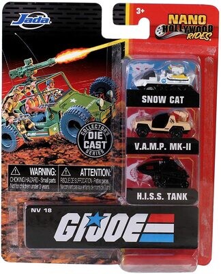 G.I. Joe  Three-Pack Nano Cars