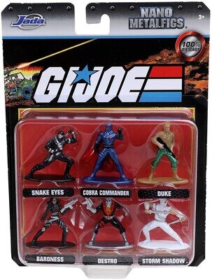 Jada Toys G.I. Joe 1.65" Die-cast Metal Collectible Figures