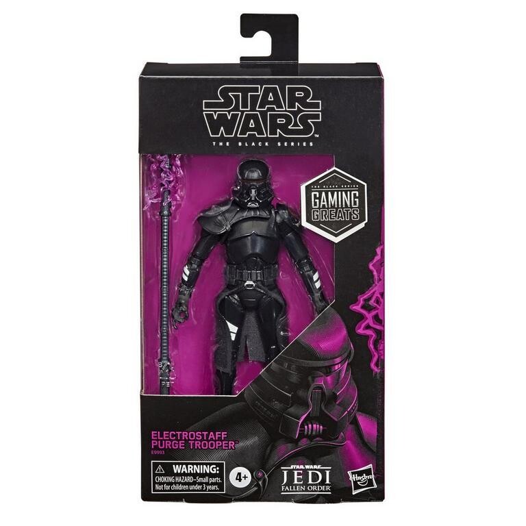 Star Wars Black Series 6 inch Black Series Gaming Greats Jedi: Fallen Order Electrostaff Purge Trooper