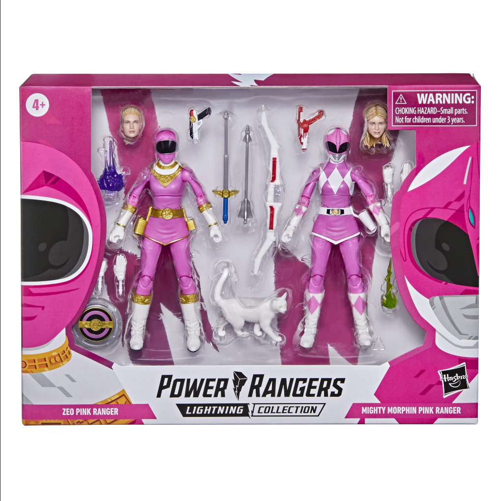 Power Rangers Lightning Collection Mighty Morphin Pink Ranger and Zeo Pink Ranger