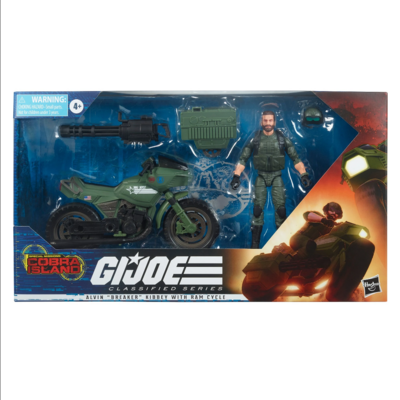 Pre-order: G.I. Joe Classified Series Alvin “Breaker” Kinney with RAM Cycle