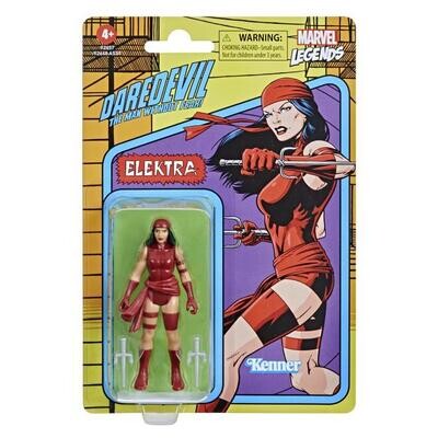 Marvel 3,75 inch retro collection wave 2: Black Elektra
